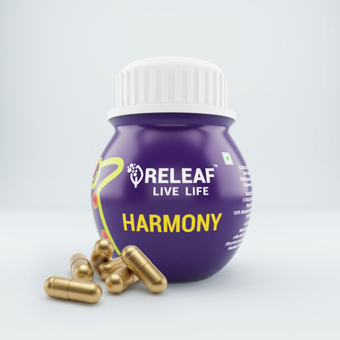 Harmony Women's Hormonal Balance Supplement, Ayurvedic Herbal Capsules with Shatavari, Natural, Holistic Support, 60 Veg Capsules – 500 mg each