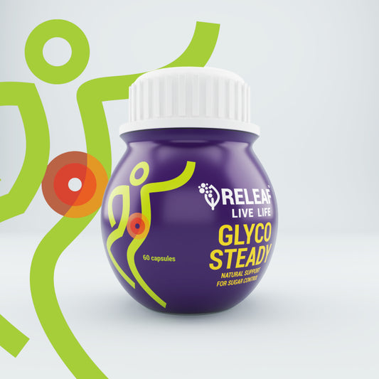 Glyco Steady Herbal Glucose Support Capsules, Ayurvedic Blend with Saptarangi & Meshashringi, 60 Veg Capsules – 500 mg each