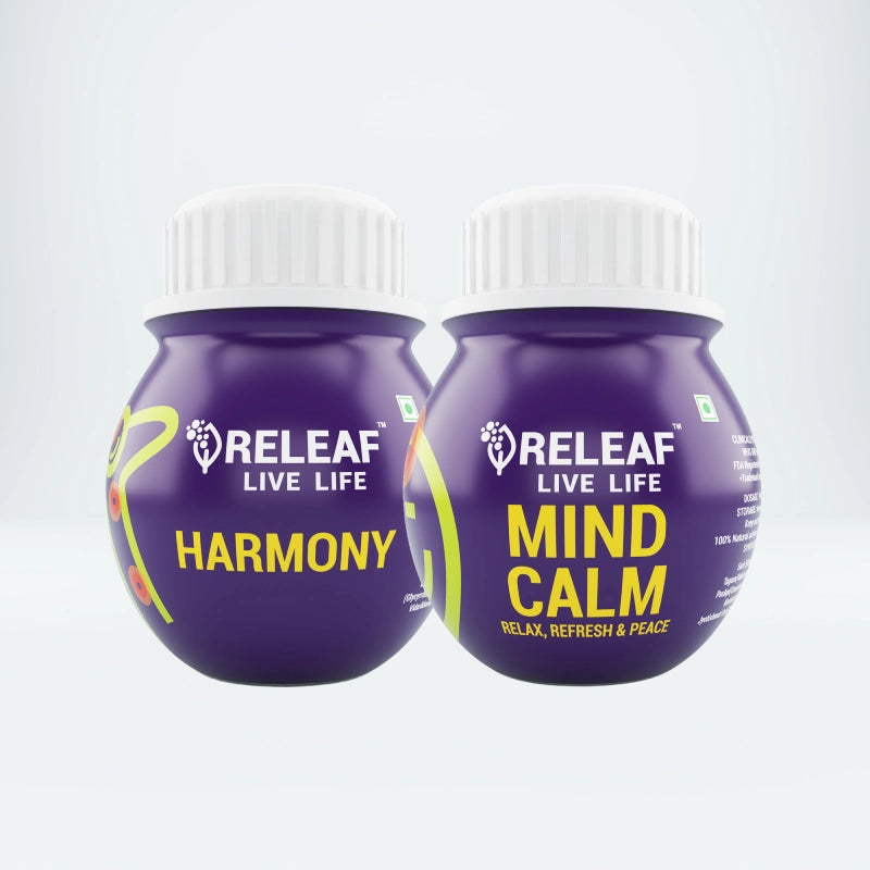 Hormone & Stress Balance Combo, Supports Hormonal Health, Cycle Balance & Emotional Well-being with Ayurvedic Hormone + Stress Support Capsules