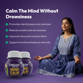 Mind Calm Ayurvedic Stress Support Capsules with Tagara, Shankhpushpi, Nardostachys Jatamansi & Jyotishmati seed, Unflavoured, 60 Veg Capsules - 500mg each