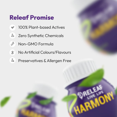 Harmony Women's Hormonal Balance Supplement, Ayurvedic Herbal Capsules with Shatavari, Natural, Holistic Support, 60 Veg Capsules – 500 mg each