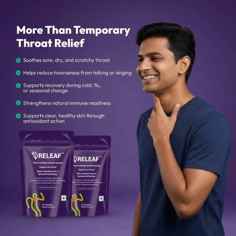 Throat Soothing Curcumin Gummy
